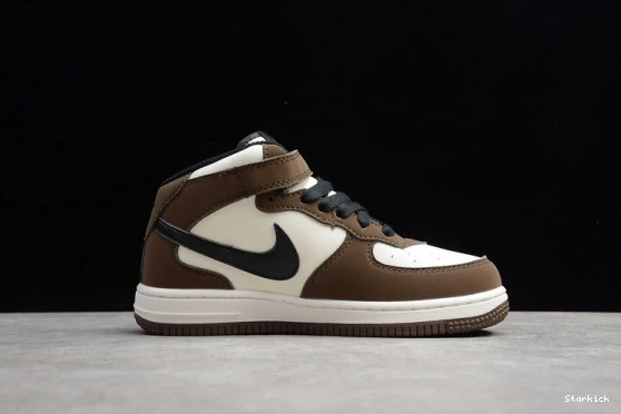 Travis 07 Beige 1 Force Air Nike Kids Brown Mid x Scott 314197-168 0306